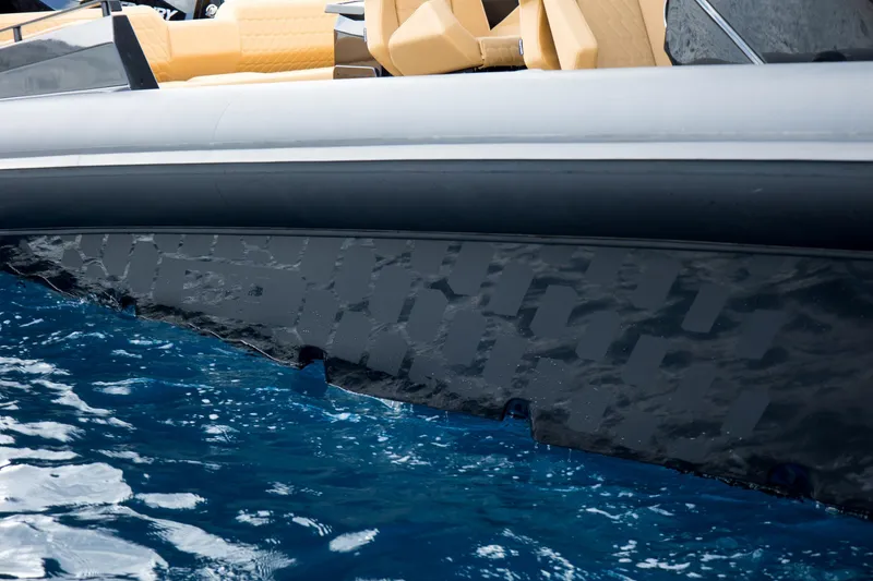 Slide: The Image of 2024 Skipper-BSK 38NC boat hull on water. - 25