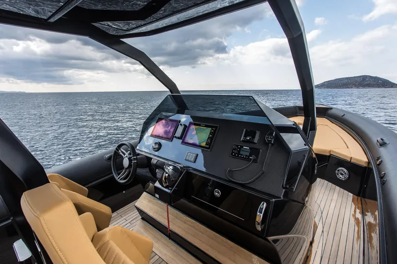 Slide: The Image of 2024 Skipper-BSK 38NC luxury boat interior with advanced navigation system. - 31