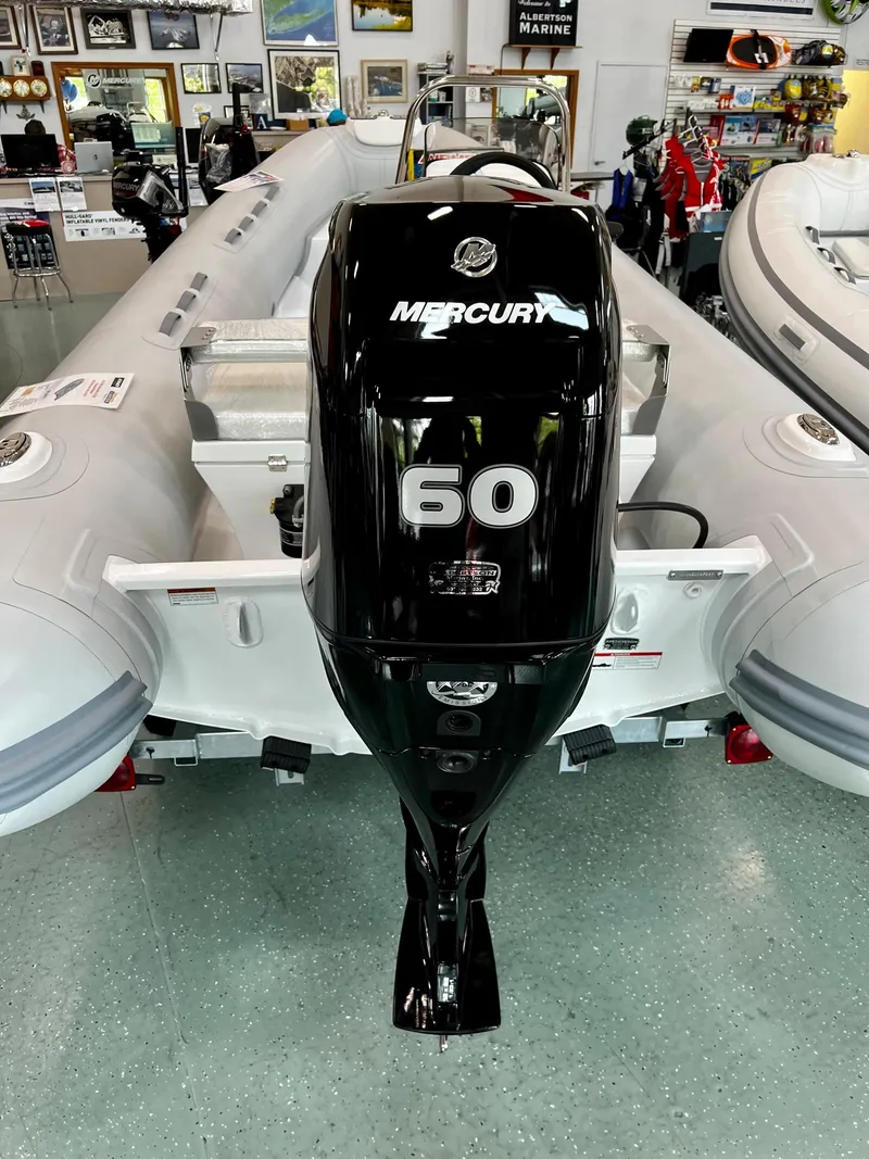 Slide: The Image of 2023 AB Inflatables Alumina 16 ALX with Mercury 60 outboard motor. - 3