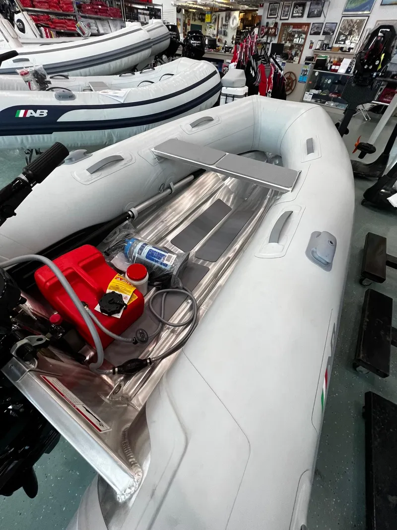 Slide: The Image of 2023 AB Inflatables Lammina 9 UL inflatable boat in showroom. - 3