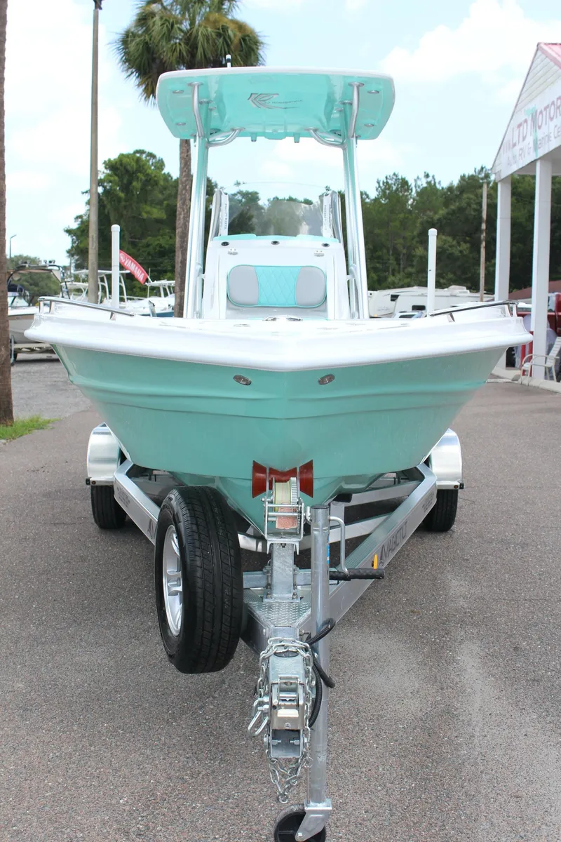 Slide: The Image of 2022 ALK2 Powerboats 25 CRX on trailer, front view. - 28