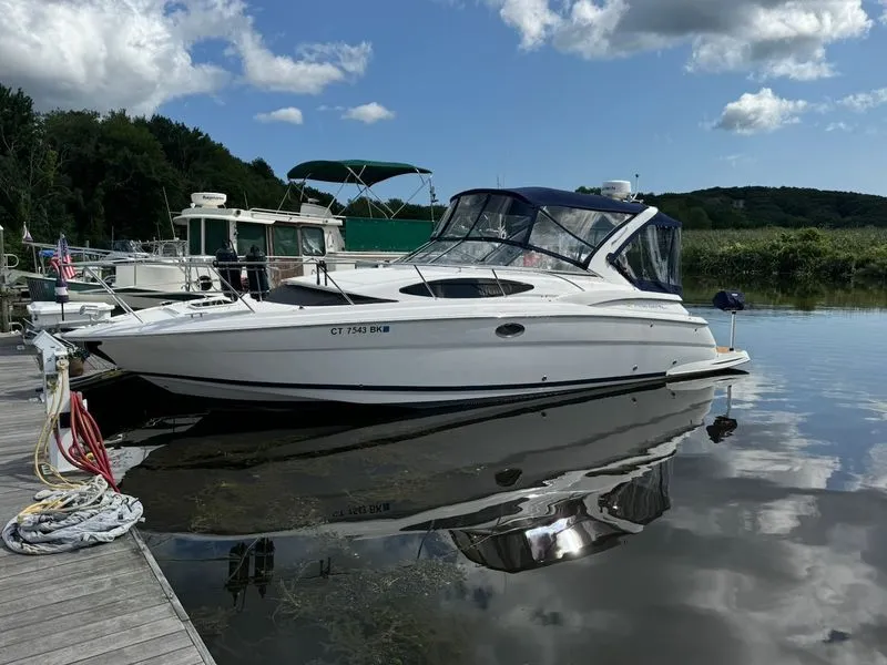 The Image of 2008 Regal 3360 Window Express boat docked. - 0