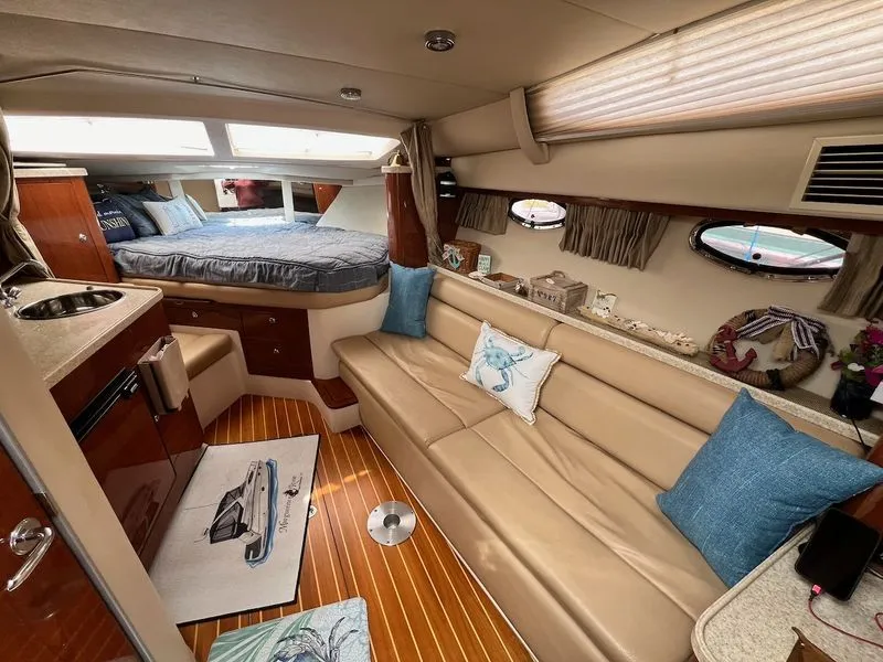 Slide: The Image of Interior of 2008 Regal 3360 Window Express yacht. - 8