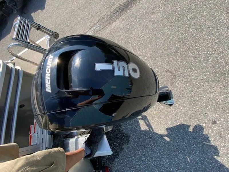 Slide: The Image of 2022 Sun Tracker FB 22 XP3 with Mercury 150 outboard motor. - 3