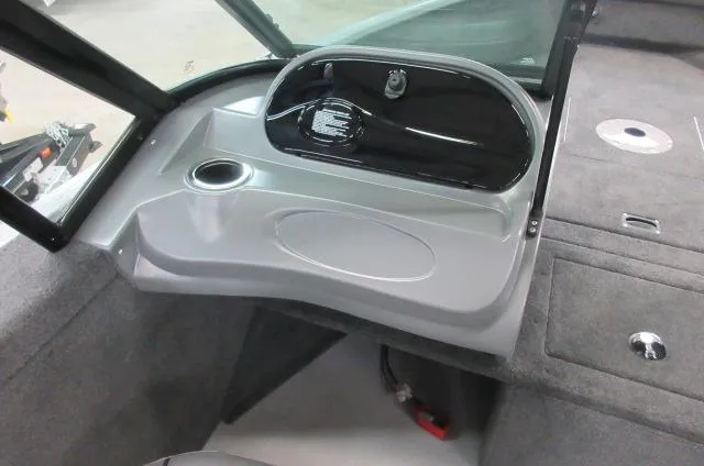Slide: The Image of 2023 Smoker Craft Pro Angler 172 interior dashboard and storage compartments. - 5