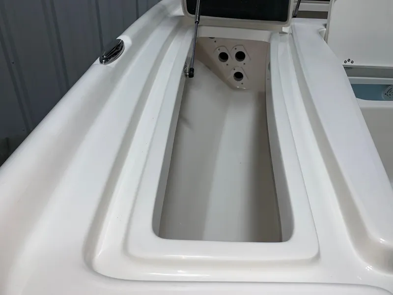 Slide: The Image of 2024 Key West 210 Bay Reef boat storage compartment. - 12