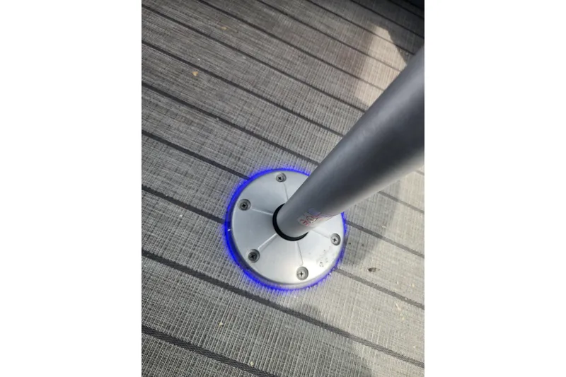 Slide: The Image of Base of Viaggio Diamante 23U with blue LED lighting, 2023 model. - 49