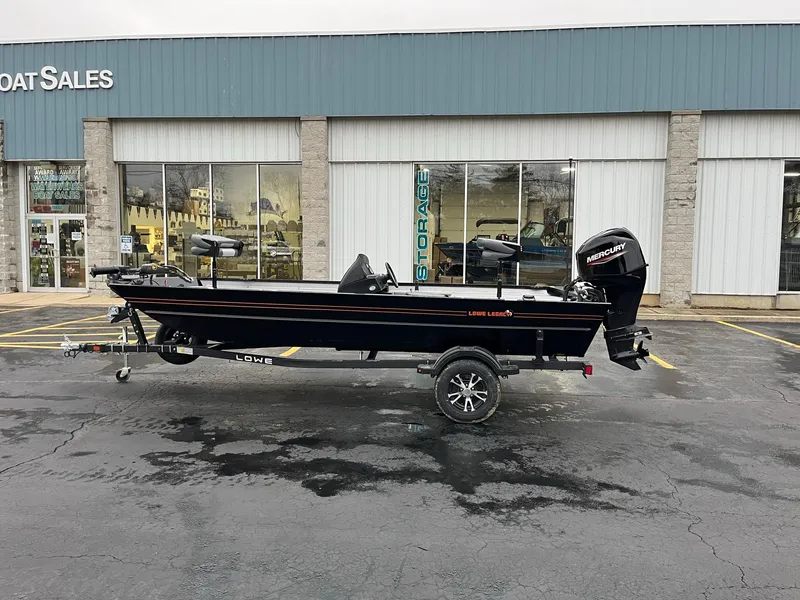 Slide: The Image of 2024 Lowe Legacy boat with Mercury engine at Water Werks Boat Sales. - 1