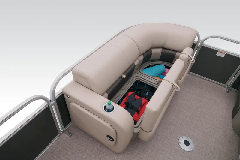 Slide: The Image of 2023 Sun Tracker Party Barge 22 RF DLX with under-seat storage. - 25