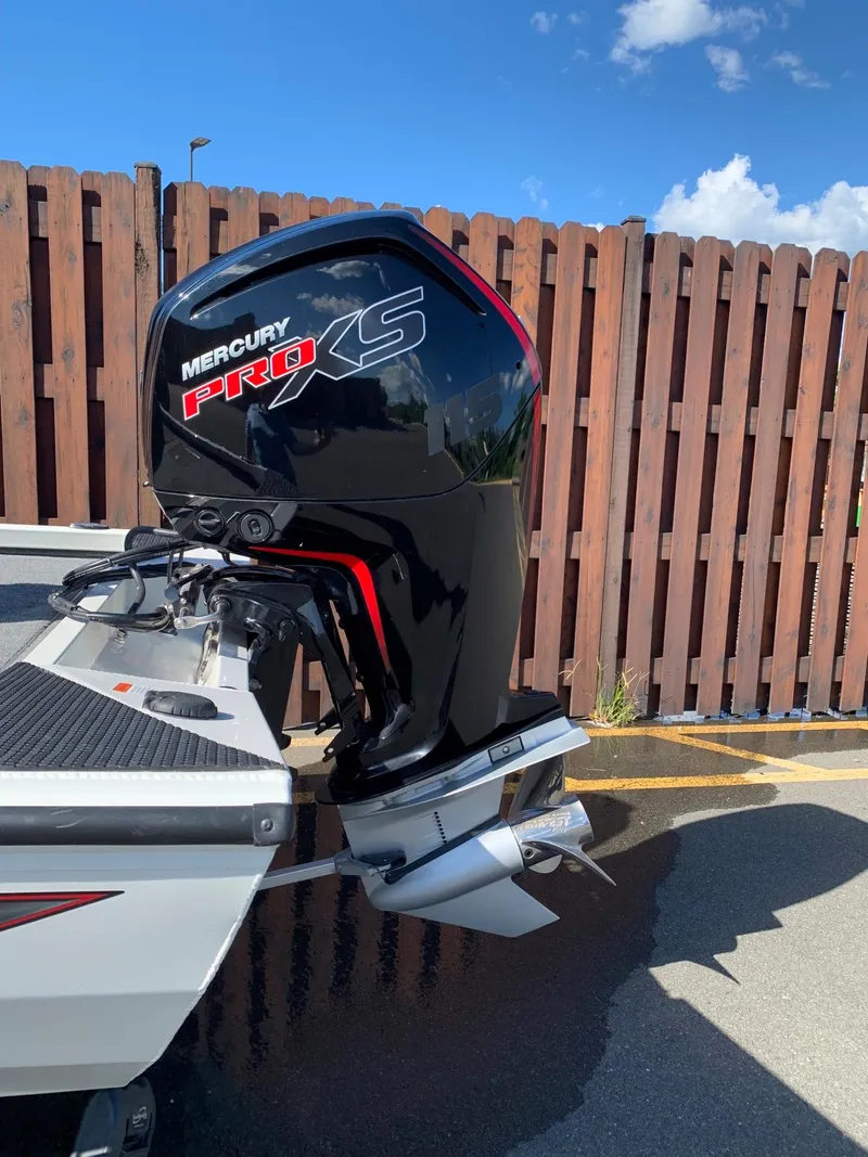 Slide: The Image of 2021 Ranger RT188C boat with Mercury Pro XS outboard motor. - 4