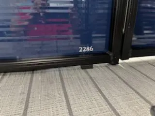 Slide: The Image of 2023 Sweetwater 2286SB pontoon boat, close-up view of model number. - 4