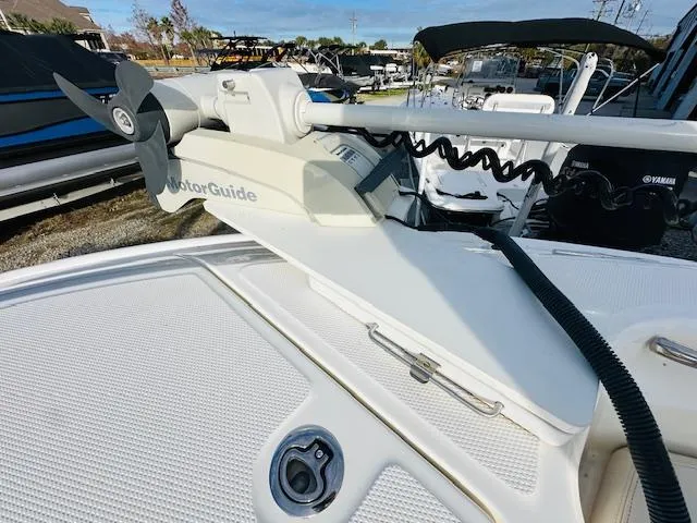 Slide: The Image of 2023 Boston Whaler 280 Dauntless with MotorGuide trolling motor on deck. - 27