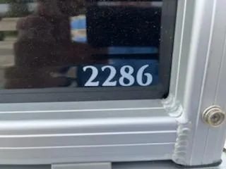 Slide: The Image of 2023 Sweetwater 2286SFL model number on boat frame - 12