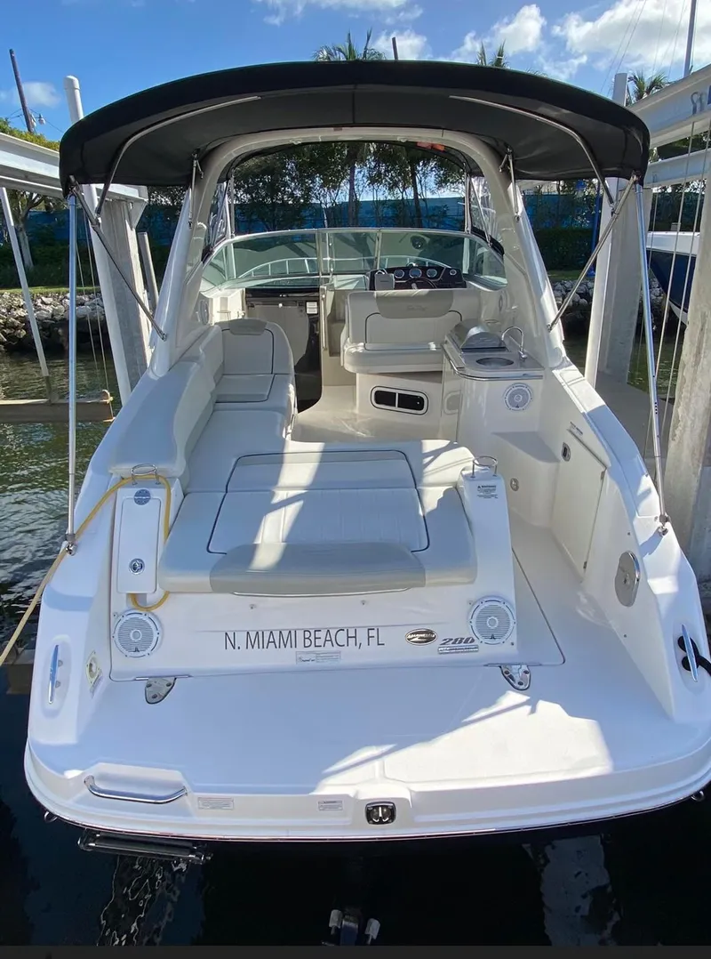 Slide: The Image of 2011 Sea Ray Sundancer 280 boat in Miami Beach. - 7