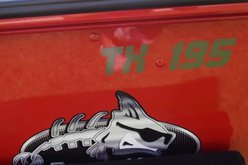 Slide: The Image of 2022 Polar Kraft Bass TX 195 Pro boat with fish logo - 5