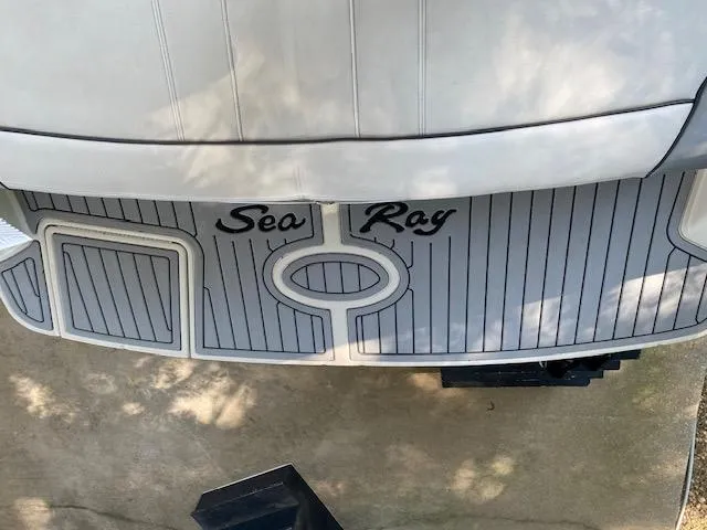 Slide: The Image of 2010 Sea Ray 230 Select boat stern with custom flooring. - 21