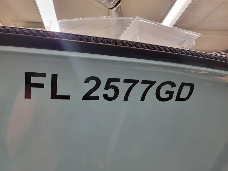 Slide: The Image of 1988 Hydra-Sports 2500 CC boat with registration number FL 2577GD. - 5