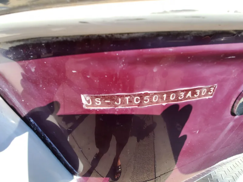 Slide: The Image of 2003 Crownline 230BR boat hull identification number (HIN) plate. - 32