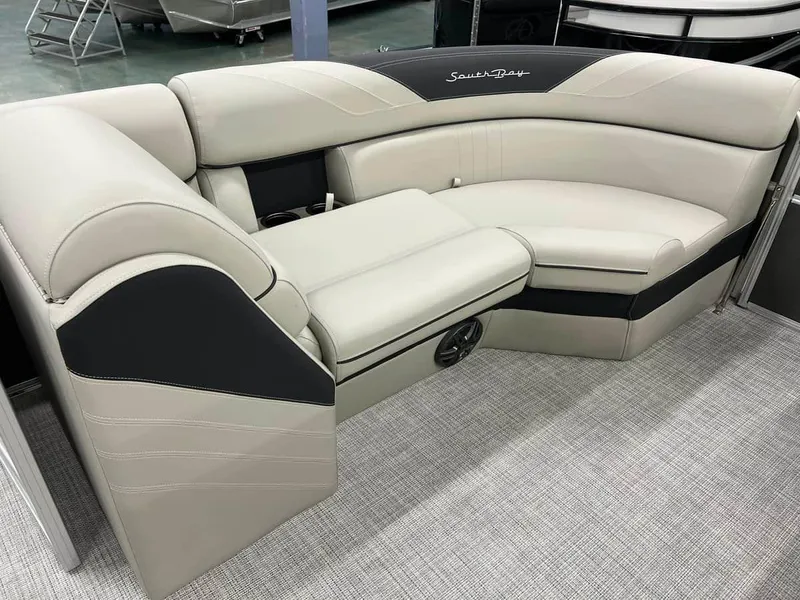 Slide: The Image of 2023 South Bay 222 CR LE 2.75 boat interior with luxurious seating. - 4