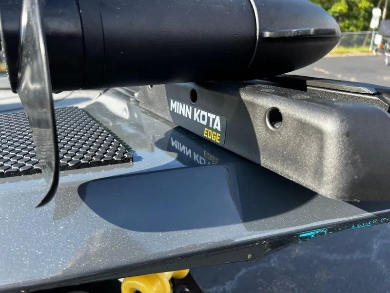 Slide: The Image of Minn Kota Edge trolling motor on 2023 Ranger RT178 boat. - 2