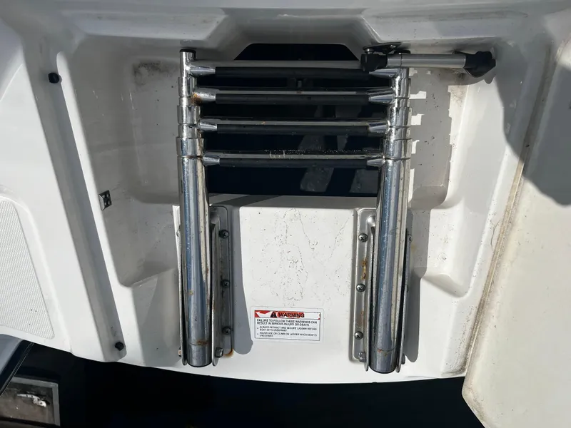 Slide: The Image of 2014 MasterCraft X-55 boat ladder and swim platform. - 3