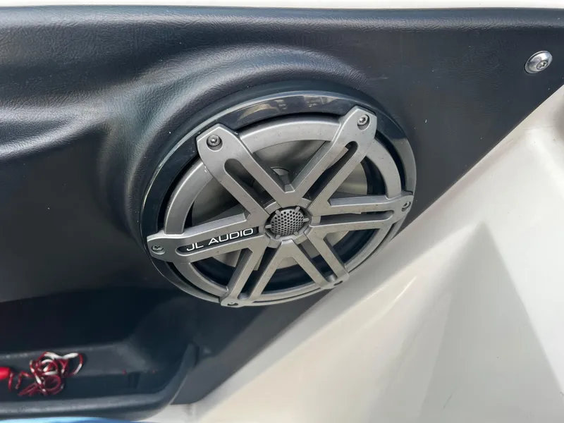 Slide: The Image of JL Audio speaker in a 2014 MasterCraft X-55 boat. - 41