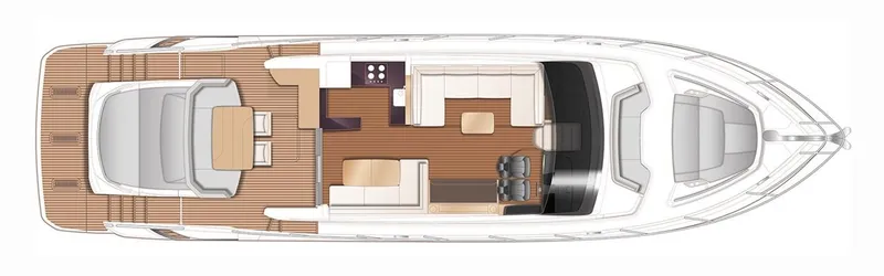 Slide: The Image of Manufacturer Provided Image: Princess V60 Upper Deck Layout Plan - 31
