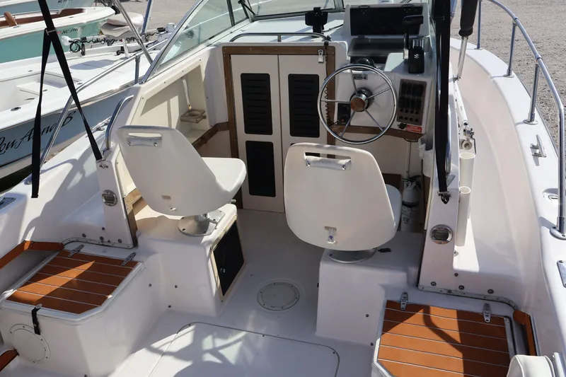 Slide: The Image of Interior of a 1994 Grady-White Adventure 208 boat. - 9