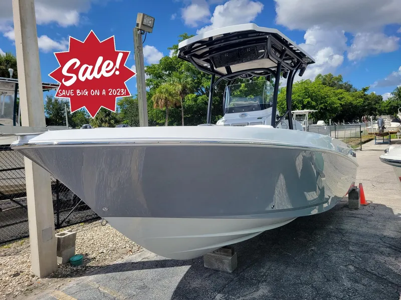 The Image of 2023 Wellcraft 222 Fisherman boat on sale, sleek design, outdoor display. - 0