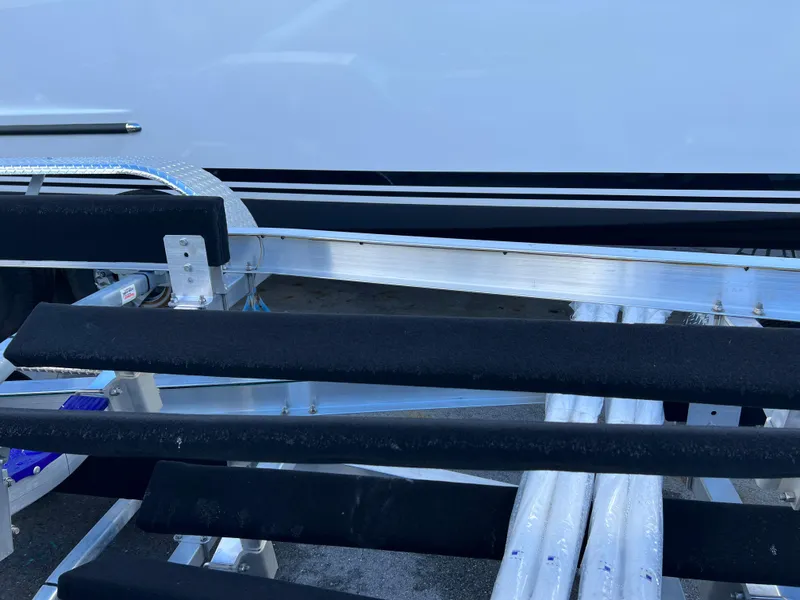 Slide: The Image of 2023 Trailer TRAILERS model with black padded supports. - 18