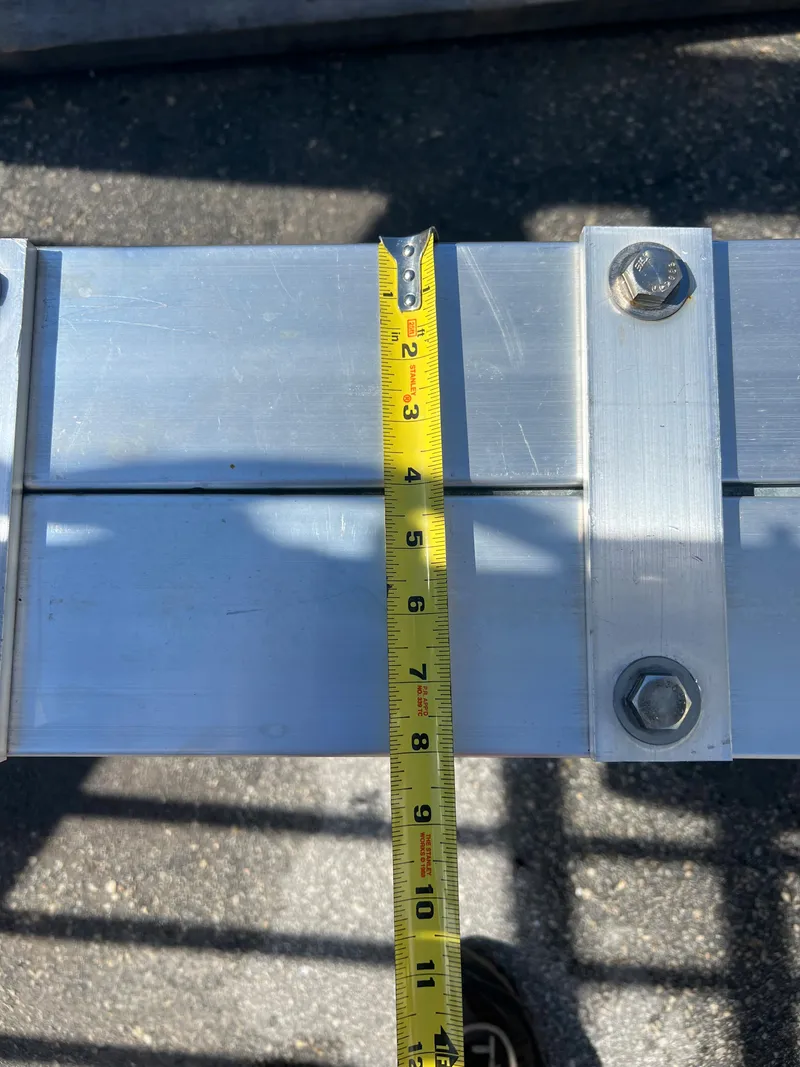Slide: The Image of Measuring tape on 2023 Trailer TRAILERS model frame. - 6