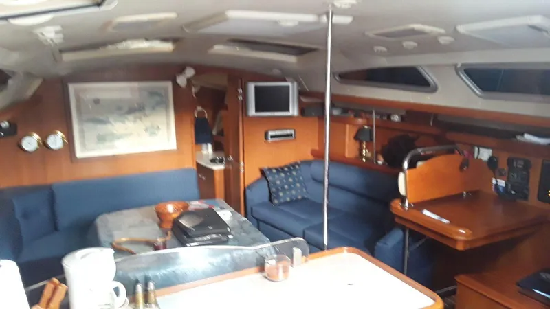 Slide: The Image of Main Cabin looking forward, table up - 26