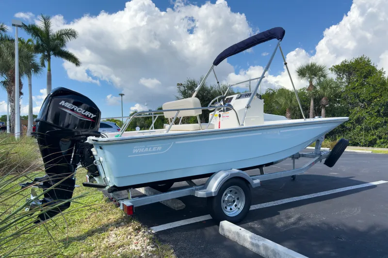 Slide: The Image of Boston Whaler 150 Montauk 2026 - 2