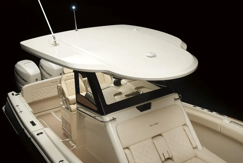 Slide: The Image of 2025 Chris-Craft Catalina 30 boat interior with elegant seating and modern design. - 16