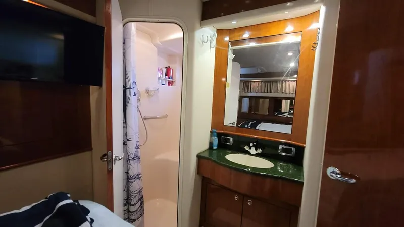 Slide: The Image of Generator unit in the engine room of a 2003 Sea Ray 390 Motor Yacht. - 38