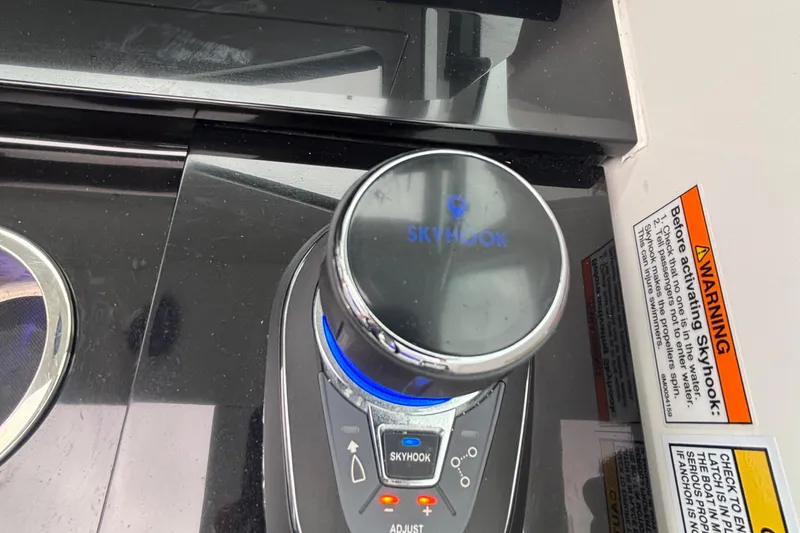 Slide: The Image of Control panel of 2022 Formula 380 Super Sport Crossover OB with Skyhook system. - 78