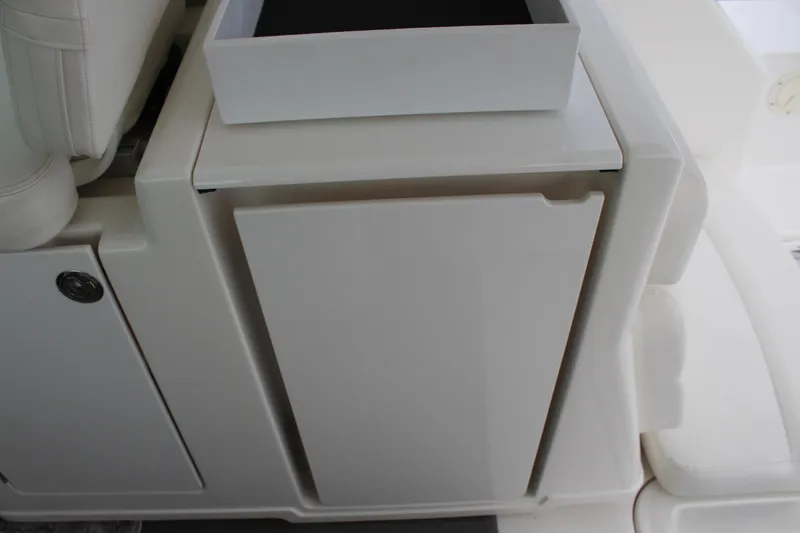 Slide: The Image of 2002 Tiara Yachts 3800 Open interior storage compartment. - 20