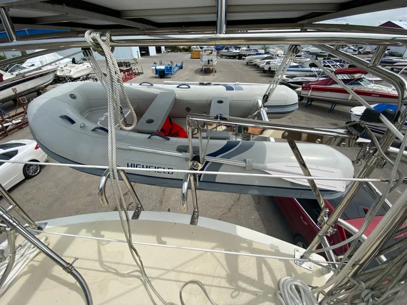 Slide: The Image of Dinghy on Davit - 12
