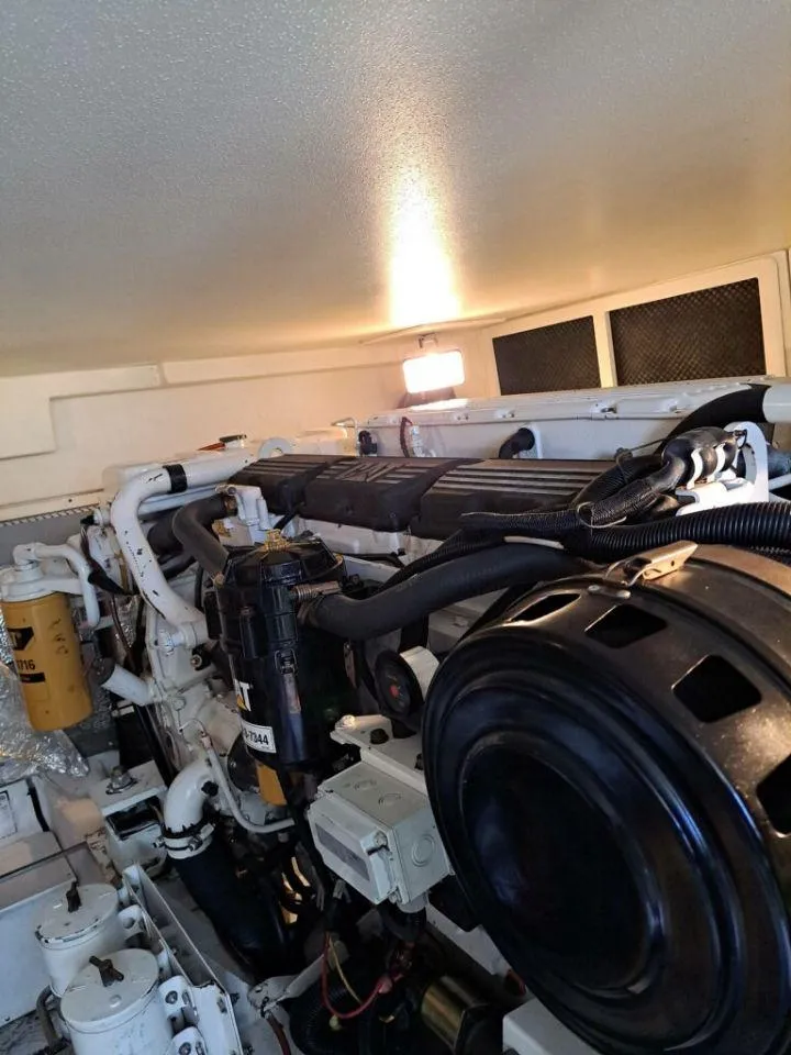 Slide: The Image of Engine room of a 2005 Rampage 45 Convertible boat. - 16