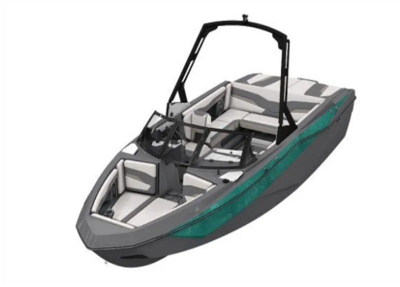 Slide: The Image of 2023 Axis T220 boat with sleek design and modern features. - 1