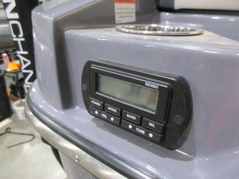 Slide: The Image of 2023 Axis T220 boat dashboard with REM80 control panel. - 12