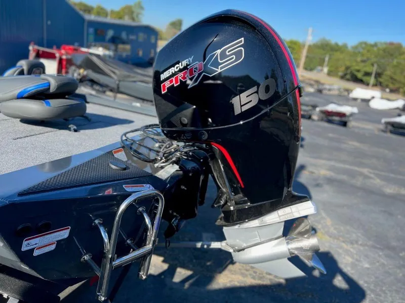 Slide: The Image of 2023 Ranger RT198P boat with Mercury Pro XS 150 outboard motor. - 10