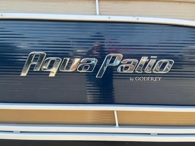 Slide: The Image of 2019 Godfrey Aqua Patio 259CBD boat logo. - 15