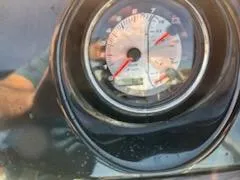Slide: The Image of Close-up of a 2019 Godfrey 259CBD boat tachometer. - 5