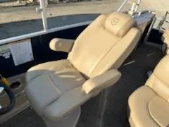 Slide: The Image of 2019 Godfrey 259CBD boat with beige captain's chair. - 7