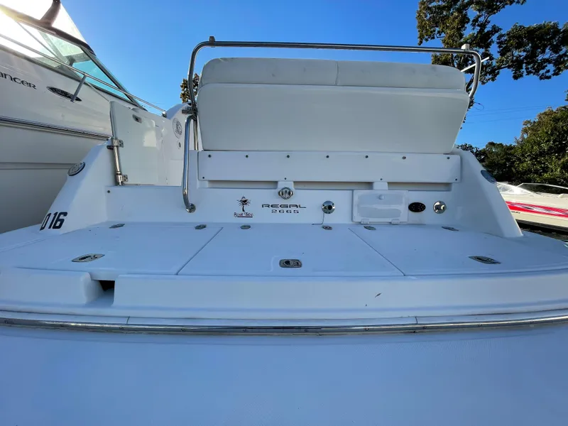 Slide: The Image of 2006 Regal 2665 Commodore boat stern with swim platform and seating. - 26