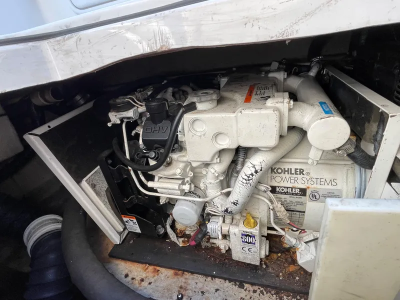 Slide: The Image of Kohler power system in a 2006 Regal 2665 Commodore boat. - 29