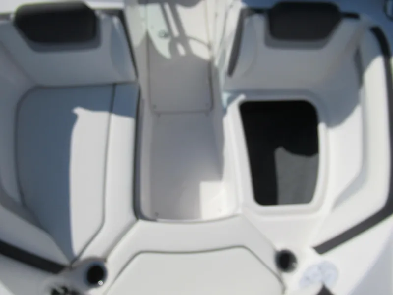 Slide: The Image of 2015 Yamaha Boats AR192 interior seating and storage compartments. - 16