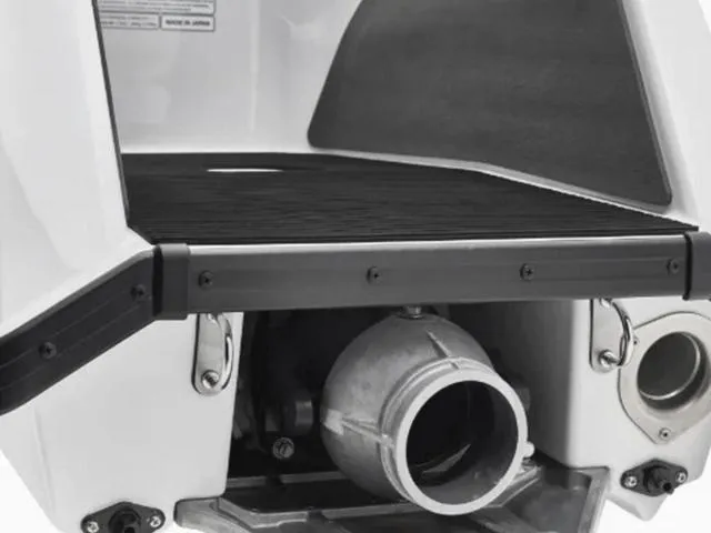 Slide: The Image of 2023 Yamaha Waverunners Waverunner Superjet® rear view showing jet propulsion system. - 5