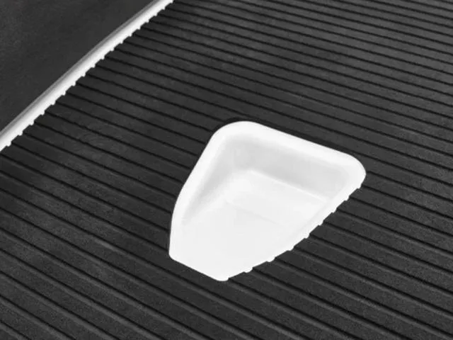 Slide: The Image of 2023 Yamaha Waverunners Waverunner Superjet® footwell detail on black deck. - 6